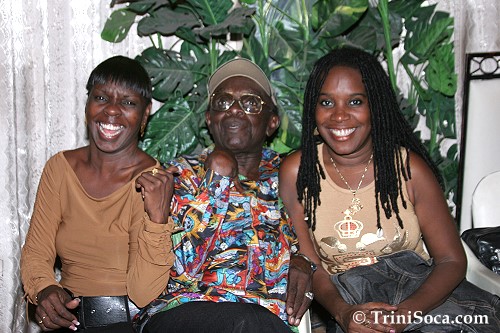 Diane 'Lady Wonder' Hendrickson-Jones, Anthony 'Allrounder' Hendrickson and Shirlane Hendrickson at the TUCO North Zone rehearsals