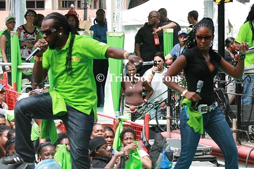 Bunji Garlin, Faye-Ann Lyons and The Asylum Band in pictures