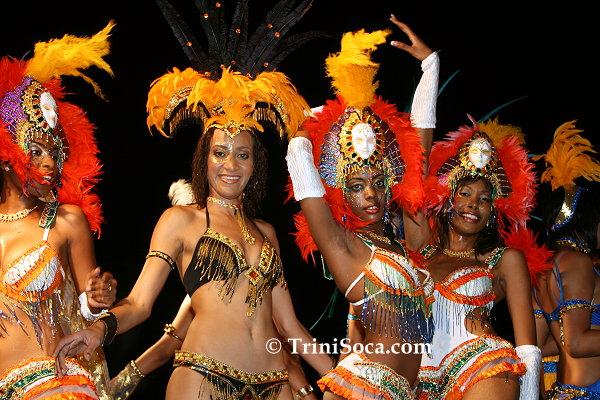 Models show costumes at Dream Team 2009 Carnival Launch