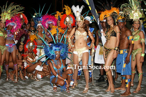 Models show costumes at Dream Team 2009 Carnival Launch