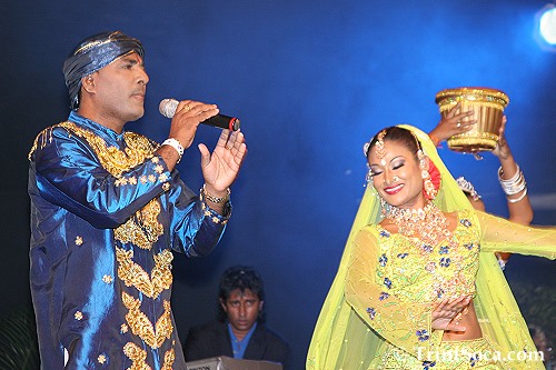 Rooplal Girdharie during his first round performance