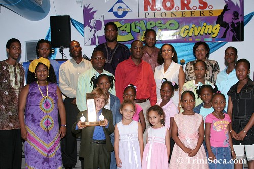 Winners, organizers and sponsors of the NORS' Calypso Pioneers Competition