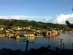 A view of Carenage from Fort George Grenada